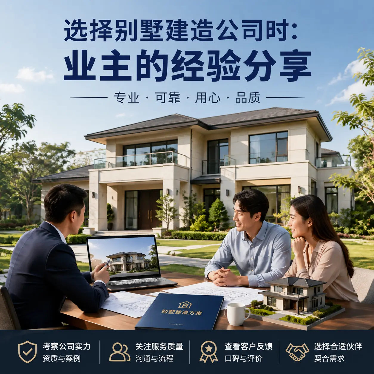 选择别墅建造公司时： 玉屏 业主的经验分享