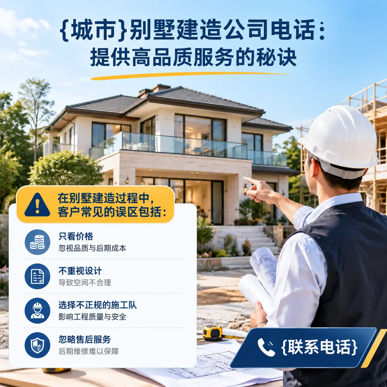 玉屏别墅建造公司电话：提供高品质服务的秘诀