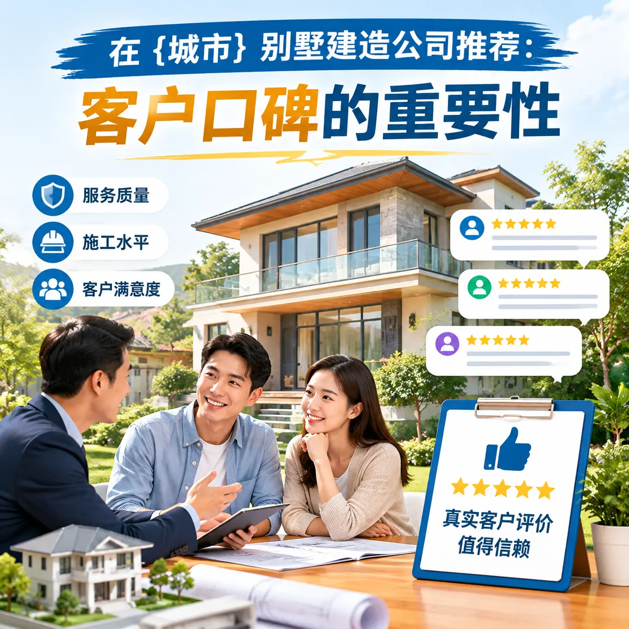 在 玉屏 别墅建造公司推荐：客户口碑的重要性