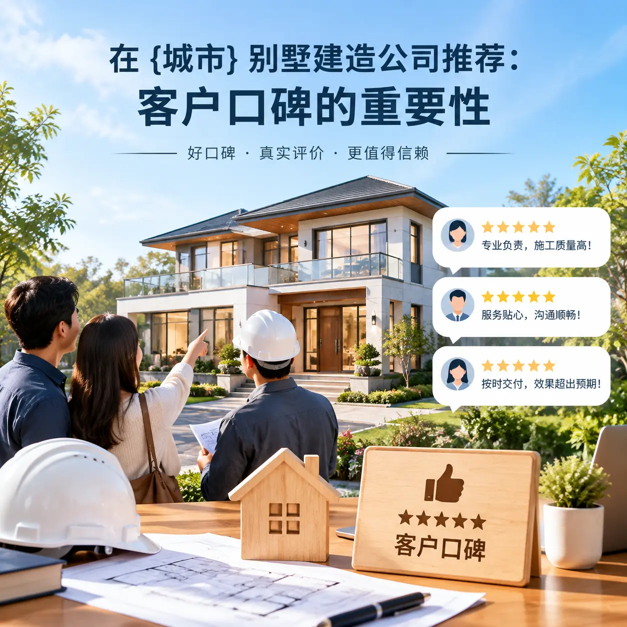 在 玉屏 别墅建造公司推荐:客户口碑的重要性