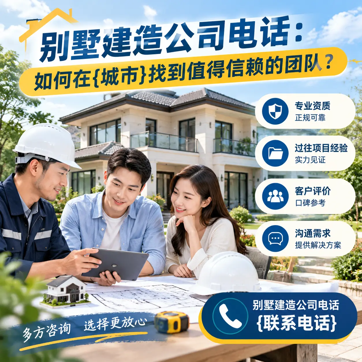 别墅建造公司电话：如何在玉屏找到值得信赖的团队？