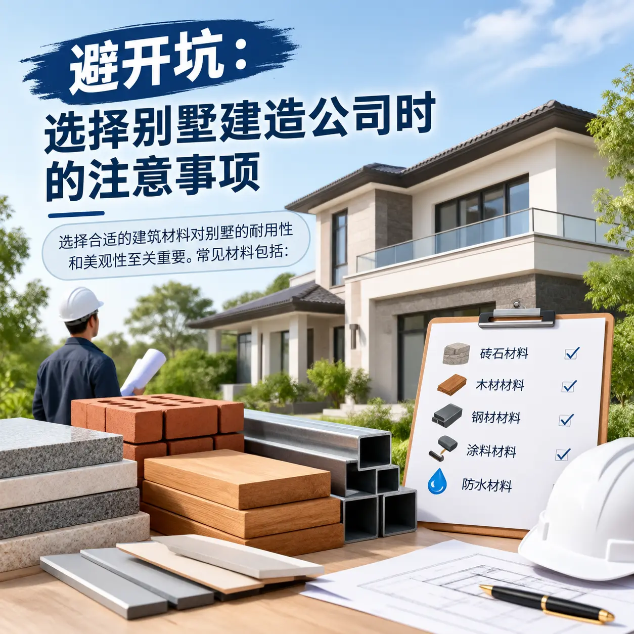 避开坑:选择 玉屏 别墅建造公司时的注意事项