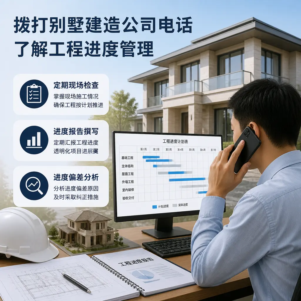 拨打玉屏别墅建造公司电话,了解工程进度管理