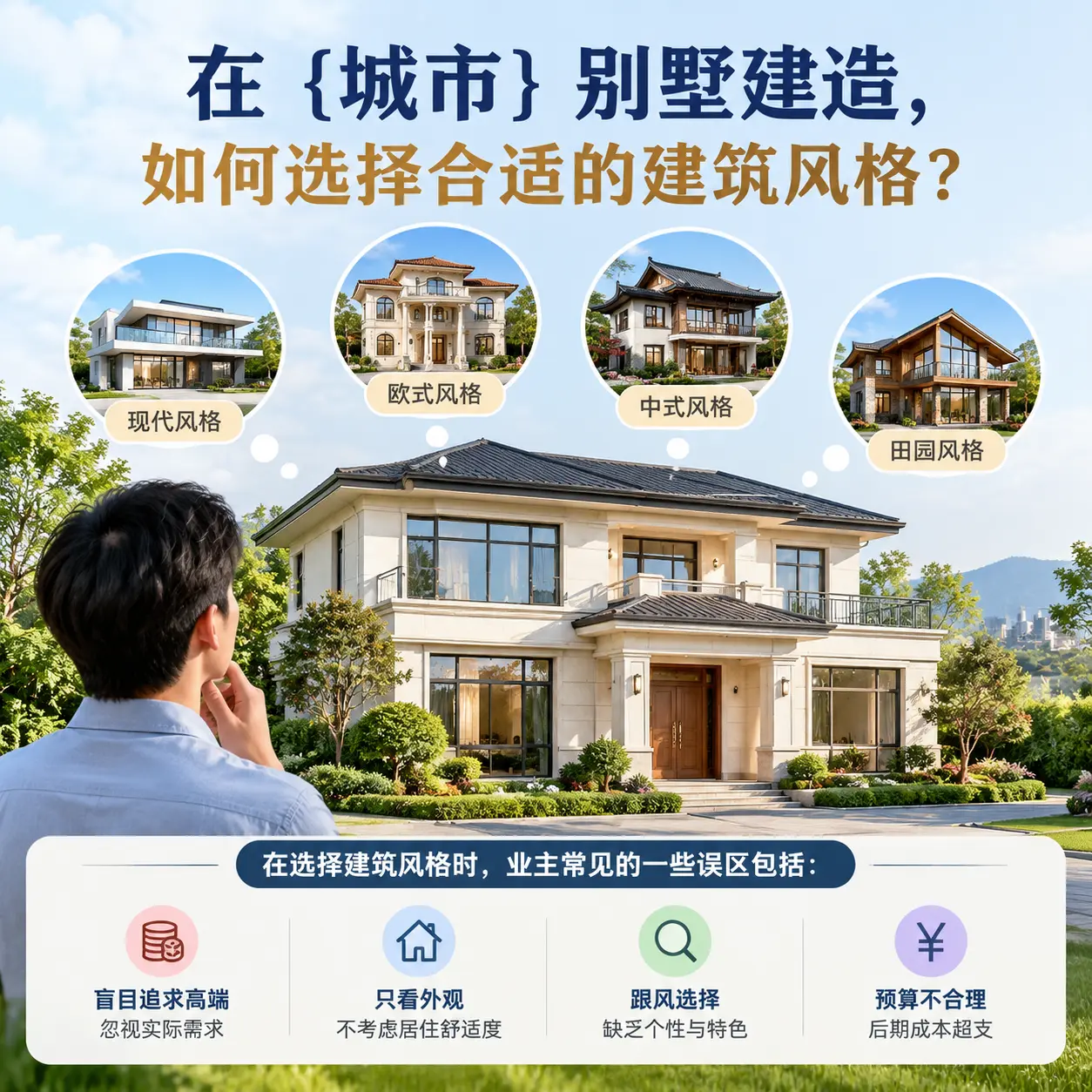 在 玉屏 别墅建造,如何选择合适的建筑风格?
