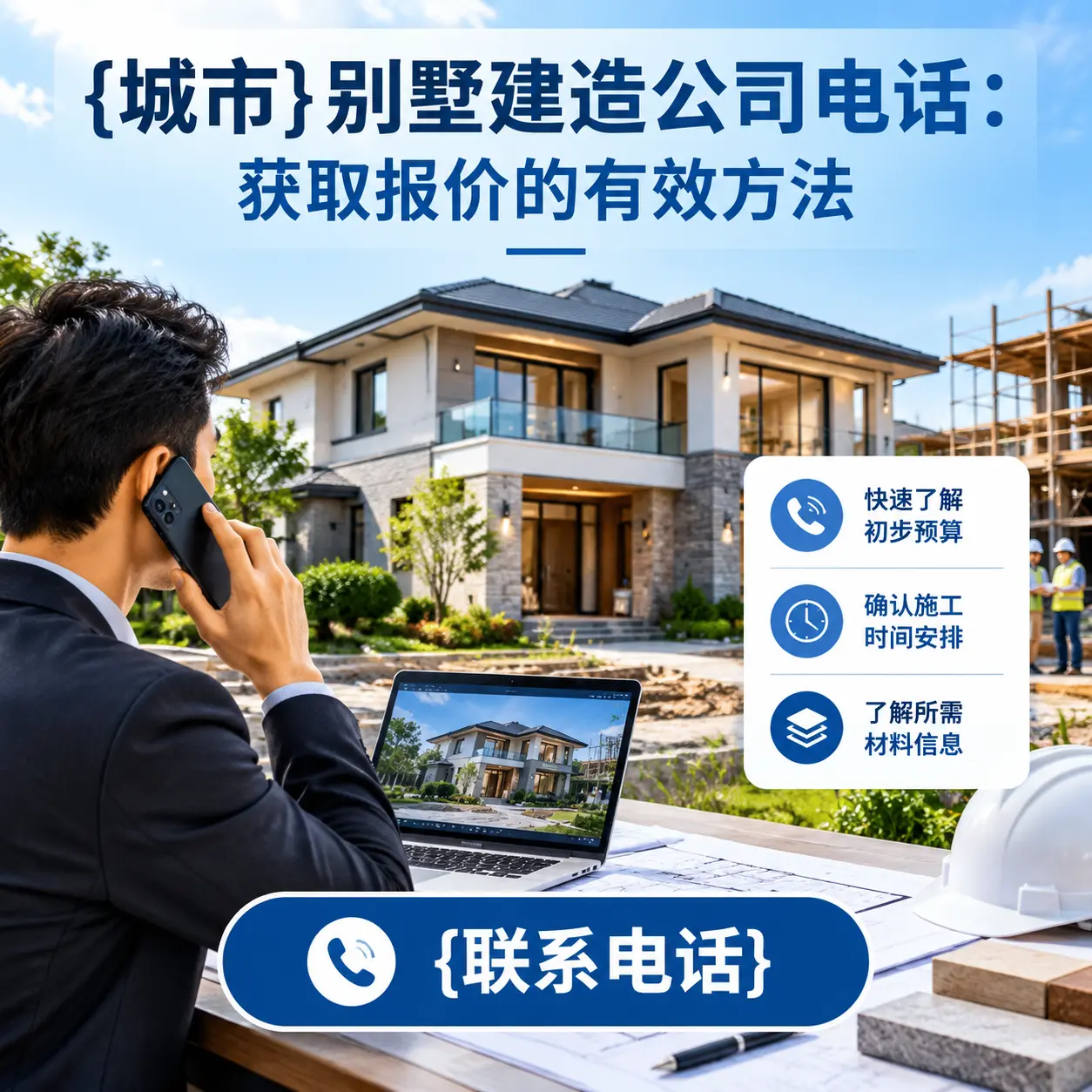玉屏别墅建造公司电话:获取报价的有效方法