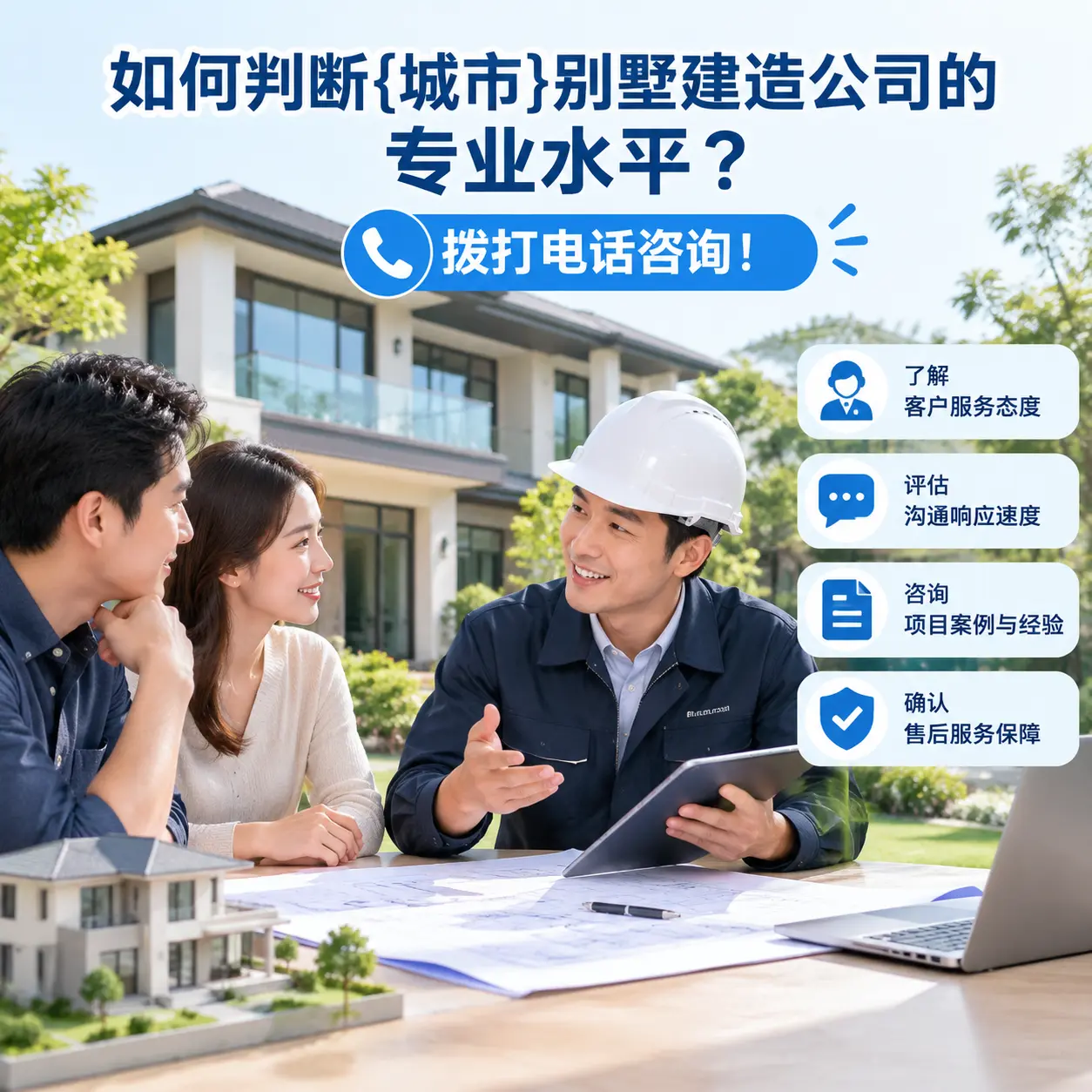 如何判断玉屏别墅建造公司的专业水平？拨打电话咨询！